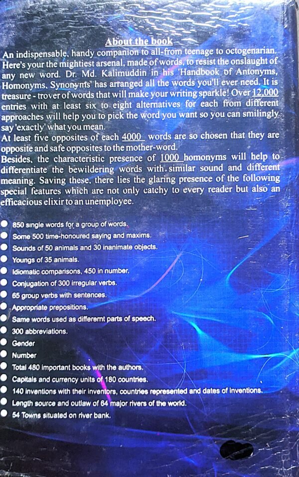 HANDBOOK OF ANTONYMS AND HOMONYMS AND SYNONYMS - Image 2