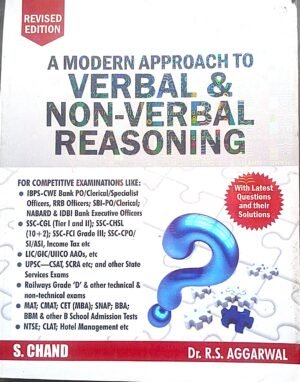 A Modern Approach To Verbal & Non Verbal Reasoning by R. S. Aggarwal