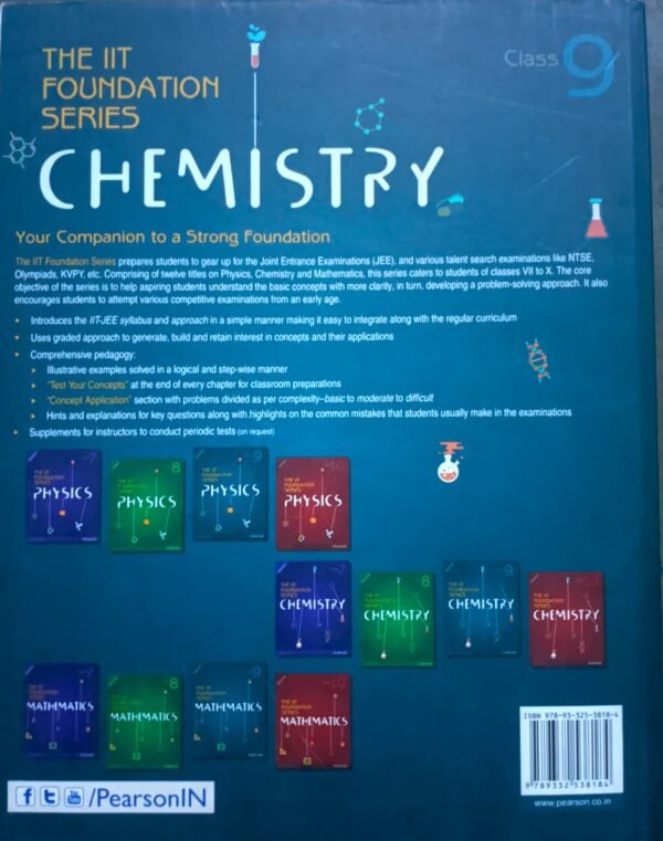 Pearson IIT Foundation Chemistry for class ix (9) - Image 2